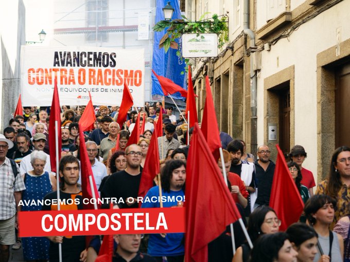 DSocialista_'s tweet photo. Respuesta antifascista ante las movilizaciones de la ultraderecha

Decenas de miles de personas plantaron cara ayer a los fascistas en todo el Estado contra la instrumentalización racista de la crisis humanitaria en Ceuta.

➡️ https://t.co/6i1JPbHyA3 https://t.co/BNyP48wZyv