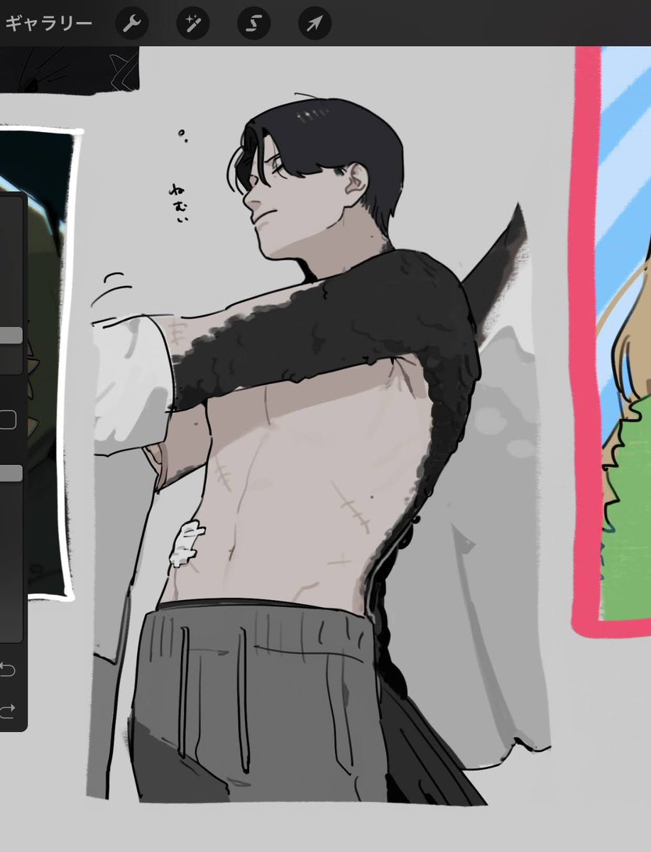 myk0ssk's tweet photo. てんちょ〜の頃の絵だ https://t.co/57xuk7wlV7