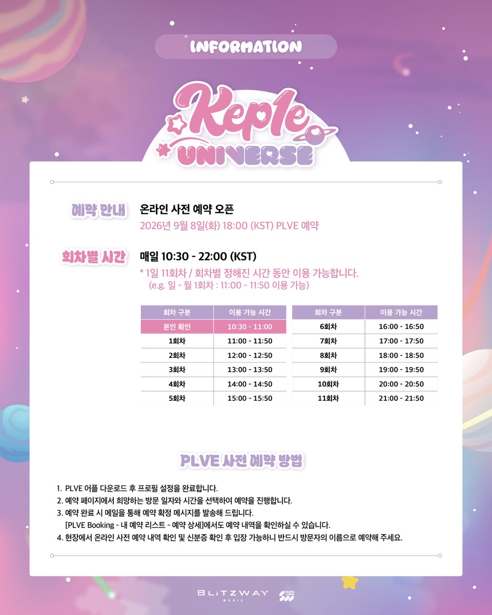 soundwave_korea's tweet photo. Kep1er CHARACTER ‘Kep1e’ POP-UP STORE
[케플이 팝업]

INFORMATION

📅 9/11(금) – 9/17(목)
📍영등포 타임스퀘어 1F 아트리움A
⏰ 매일 10:30 – 22:00 (KST)

#Kep1er #케플러
#Kep1e #케플이
#Kep1e_POPUP https://t.co/PVMkP50Ofy