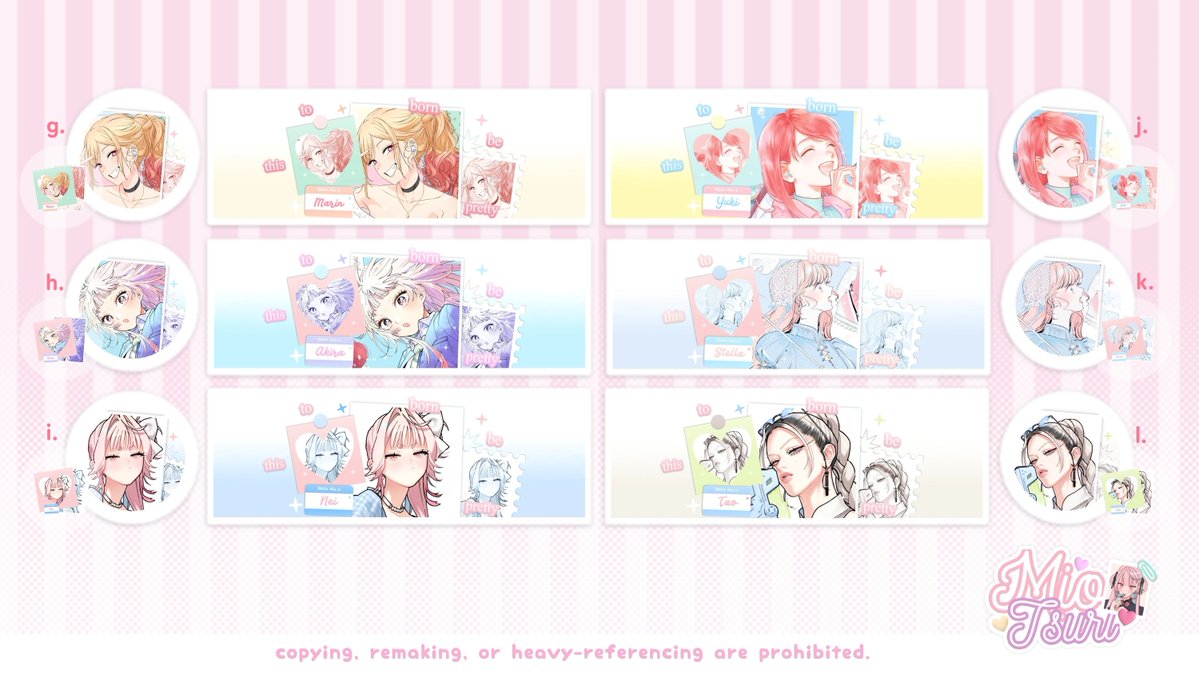 Miotsuri's tweet photo. Any interaction are highly appreciated! :3 #bealanja

Haaai, aku ada 13 layout ready stock 2D ciwi-ciwi animanga nih. Harganya 10k/each dan bisa langsung ditake sekarang juga yaa. Yuk jajan? 😋💗 https://t.co/lnPyTu0gzH