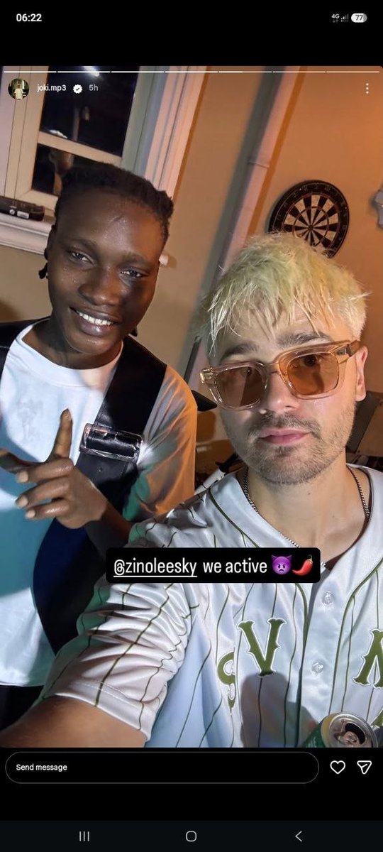 punky2877458672's tweet photo. Zinoleesky X joki 🔥
But y zinoleesky dey sweat 😂 https://t.co/OlQuK6Ox71