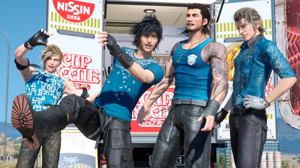 Nsept0403's tweet photo. カップヌードルワゴン。

#FF15 #FFXVWindowsEdition #FF15MOD https://t.co/Sm4xQegqw4