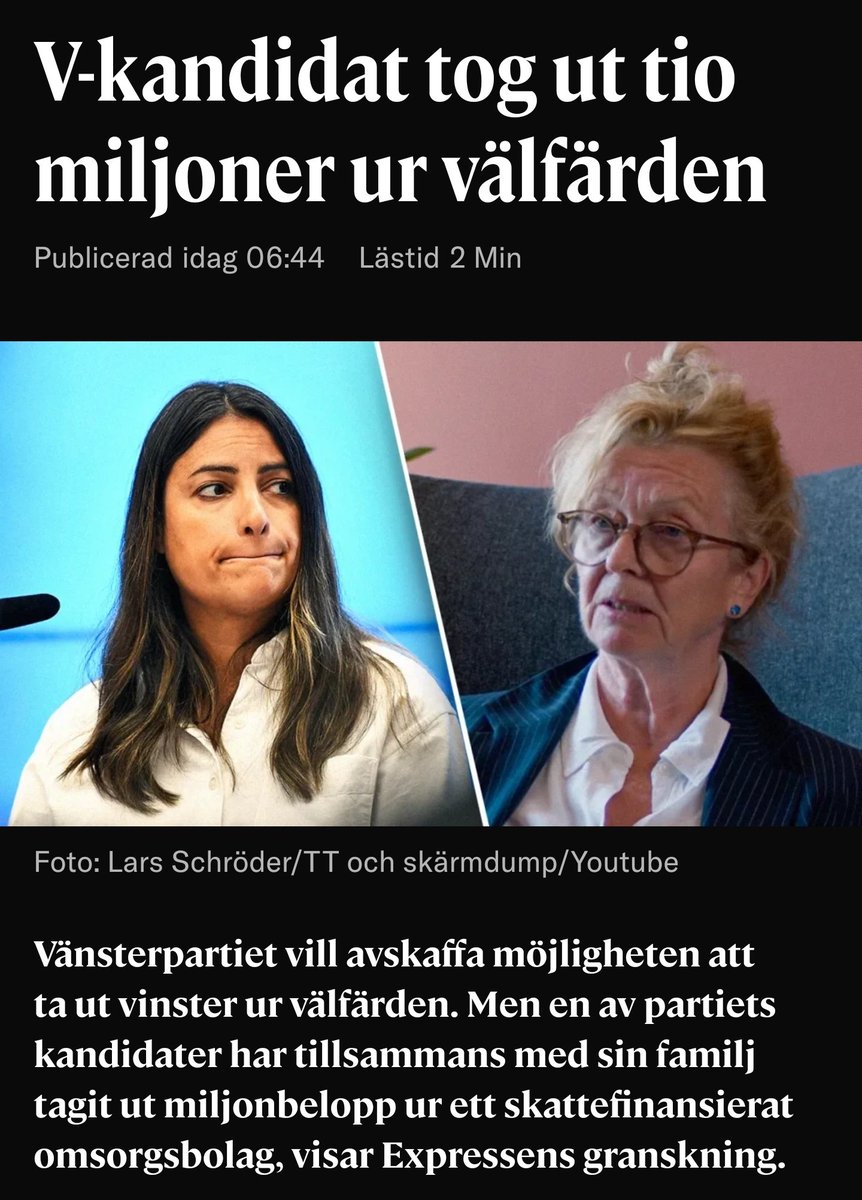 InteSosseSe's tweet photo. Att leva som man lär är omöjligt för vänsterblivna. Dadgostar tar inte avstånd. Att vara vänster är bara en desperat önskan om att få lajva god i andras ögon. https://t.co/LYaw7Kgh4G
