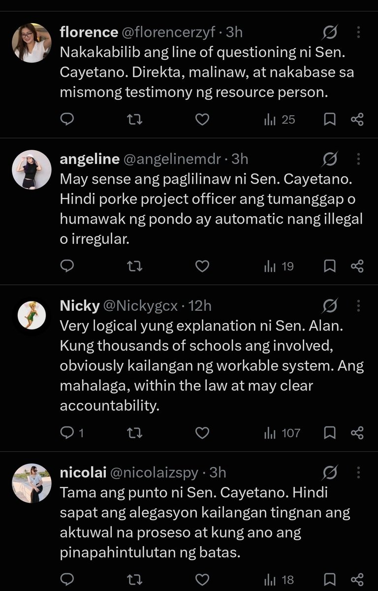 thewanderinduck's tweet photo. Notice the comments and/or reactions of the following accounts to this particular @ABSCBNNews news post. And this was just a few of the many that the post had. https://t.co/mtGtRxku3r