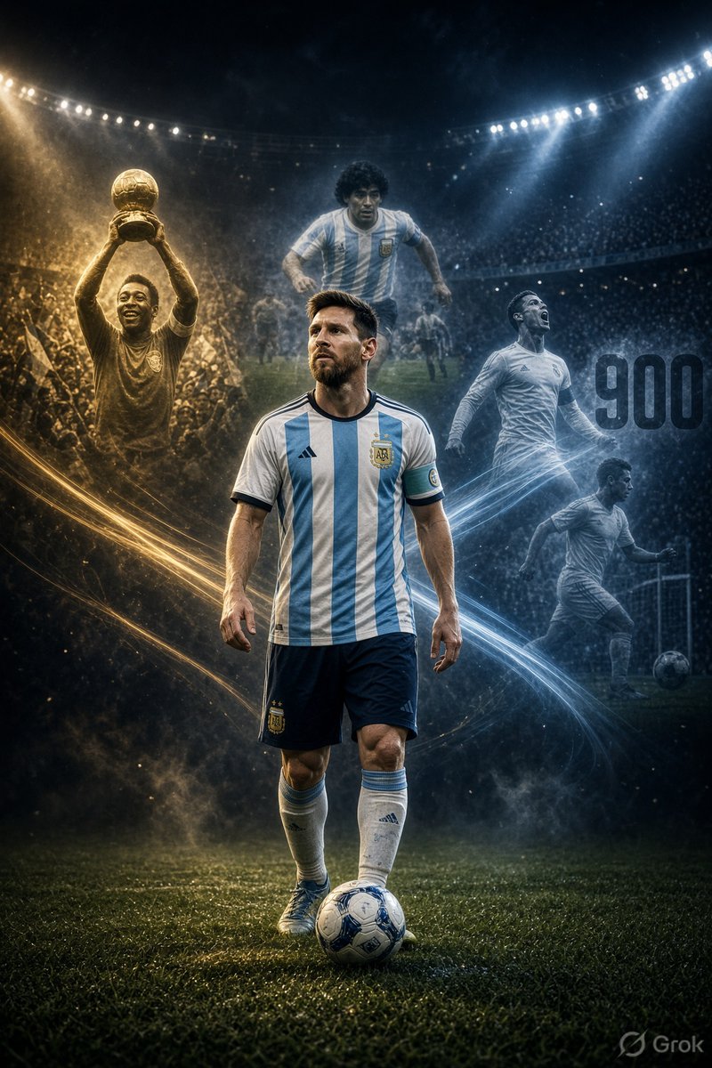 RPlanox's tweet photo. The funniest thing about the GOAT debate is that Messi somehow ended up doing a version of everyone else’s greatest achievement.

Pelé?

3 World Cups. Fair enough. That record is ridiculous.

But Messi reached THREE World Cup finals across three different eras of Argentina, with teams that were hardly the overwhelming favourites on paper every time. 

Maradona?

1986 is immortal. He carried Argentina to the World Cup and then dragged them back to another final in 1990.

Messi?

2014 final.
2022 final and champion.
2026 final.

Three different World Cups. Three different versions of Messi. Still the centre of everything. 

And won 2 Copas with POTM in one Copa. Which both Pele and Maradona never won in their careers.

Ronaldo?

The goalscorer argument.

And this is where it gets funny.

Messi spent his career in the same historic goalscoring conversation while also being an all time playmaker, chance creator, dribbler and game controller.

That’s what separates Messi.

Pelé gave you winning.

Maradona gave you carrying.

Ronaldo gave you goals.

Messi somehow gave you pieces of ALL THREE while still having a completely different footballing identity of his own.

You’re not comparing Messi to one legend.

You’re basically comparing him to the best argument from every legend at once. 🐐