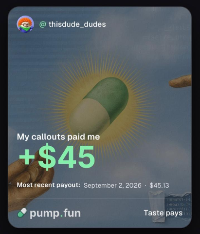 onchain_cooker's tweet photo. Made my first 3 call outs yesterday, got my first payout today 💙

That was only 3 call outs! 1 day!

Thank you @a1lon9 @Pumpfun (●'◡'●) https://t.co/Ac4wn0gLKt