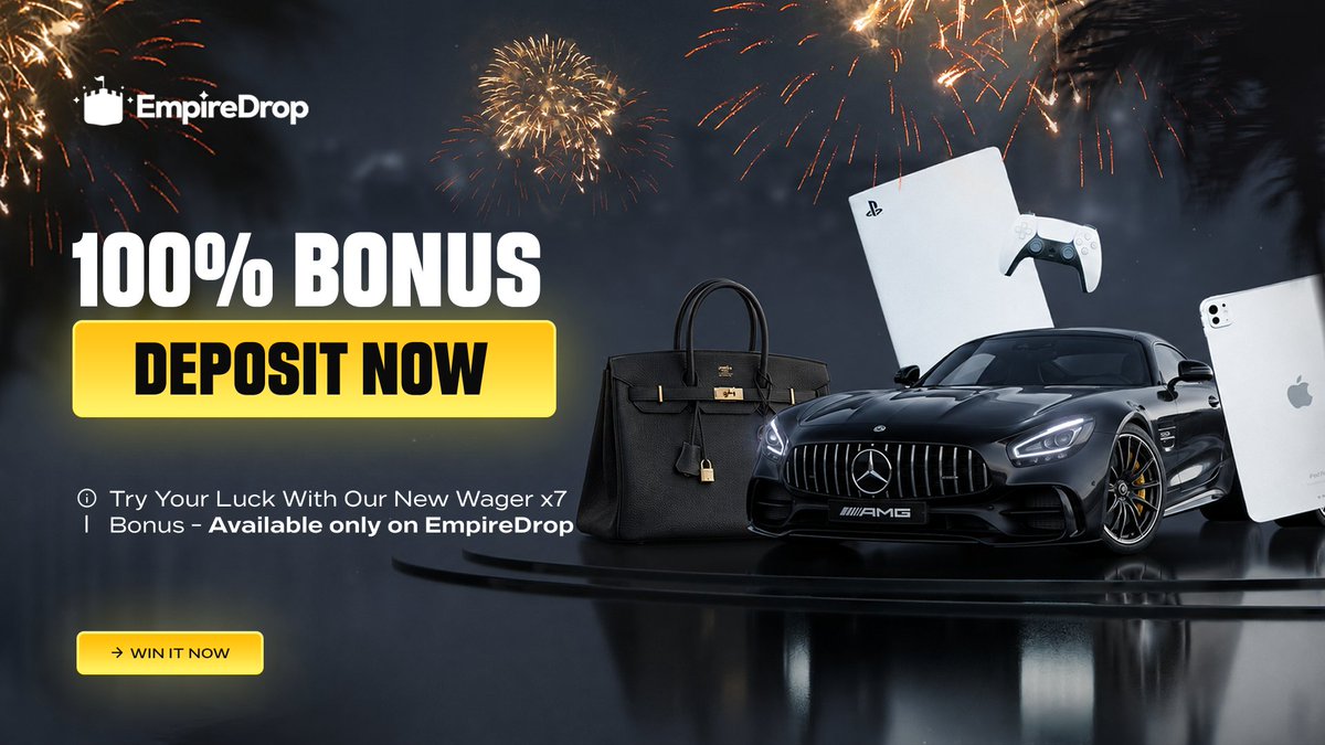 empiredrop's tweet photo. 💸 100% DEPOSIT BONUS!! 🤑   

Get a 100% bonus on your next deposit, Valid for the next 3 days on EmpireDrop 🔥   

🎫 Code: BOOSTSEPT26

🎁 RT + LIKE for a chance to win $50