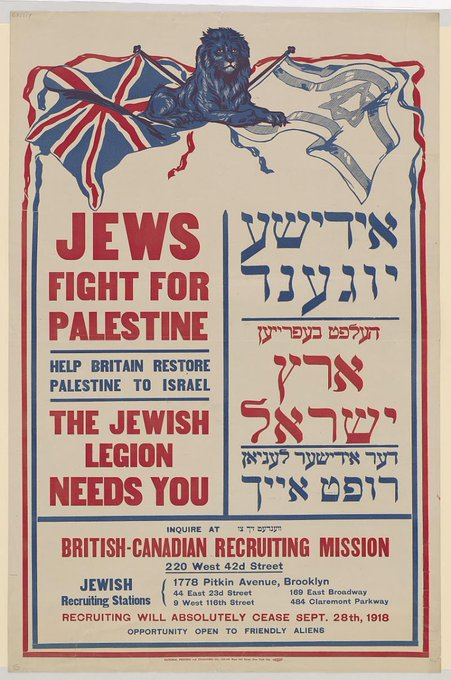 jbetlach's tweet photo. Viz plakát: Sionisté v roce 1918 vyzývali Židy, aby se zapojili do „boje za Palestinu“.

Název Palestina byl po celou svou historii označením geografického území, nikoli suverénního státu. Podle něj byla pojmenována i britská civilní a následně mandátní správa po první světové válce.

Židé zakládali řadu institucí a podniků nesoucích název Palestina: Palestine Airways, Palestine Post, dnešní Jerusalem Post, nebo palestinské národní fotbalové mužstvo, které se účastnilo kvalifikace na mistrovství světa v roce 1934 a tvořili je výhradně Židé. Název Palestina byl v té době spojován především s Židy.

V roce 1964 název použila ve svém jménu Organizace pro osvobození Palestiny. Od té doby je spojován také s násilím páchaným jeho jménem.

via @hahussain