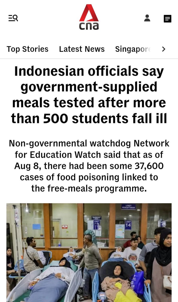 MurtadhaOne1's tweet photo. MBG mendunia bobroknya

CNA                                          Dailymail https://t.co/DLqYVBkRDK