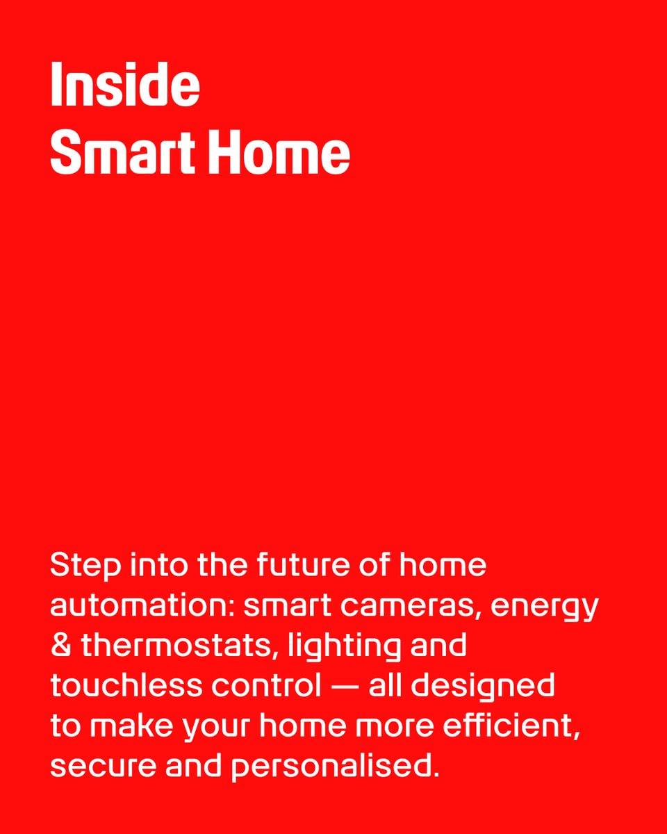 IFA_Berlin's tweet photo. Step into the future of home automation.
Smart cameras, energy &amp; thermostats, lighting, and touchless control – from Anker and Aqara to EcoFlow and Starlink.
Discover all exhibitors: https://t.co/NZMOWq8q66
#IFA2026 #IFABerlin https://t.co/KI7mBfNEPv