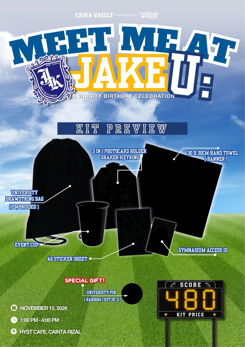 enhavault's tweet photo. Just a little preview of whatโs coming to JAKE U! ๐
#MeetMeAtJakeU https://t.co/xrVAYwgnGF