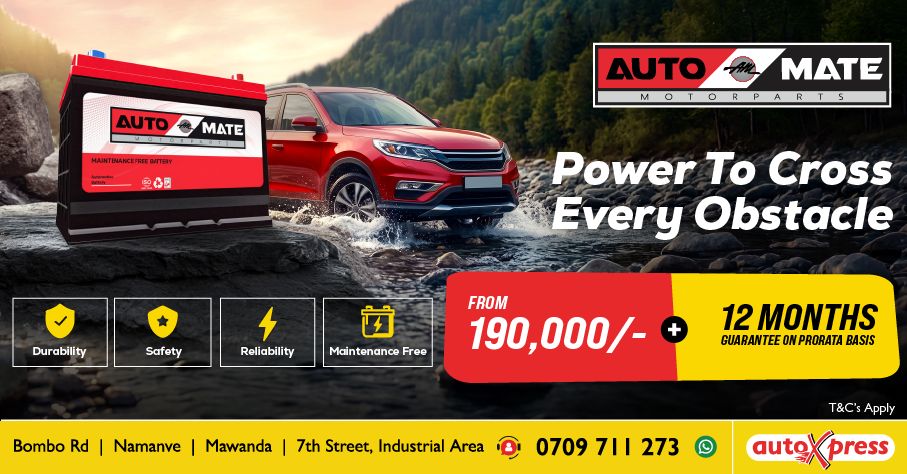 AutoXpressUg's tweet photo. Give your vehicle the reliable energy it needs to start strong every single time. Automate batteries are engineered for exceptional durability, strong reserve capacity, and dependable performance under tough driving conditions. Drop by AutoXpress today for a professional battery check and quick installation.