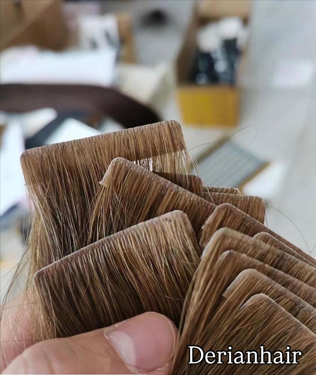 EmanuelBard6's tweet photo. Invisible Tape Extensions
100% human hair
Double drawn
Top quality

Derianhair specializes in manufacturing and exporting premium hair extensions and toppers worldwide. https://t.co/y91D12tTok