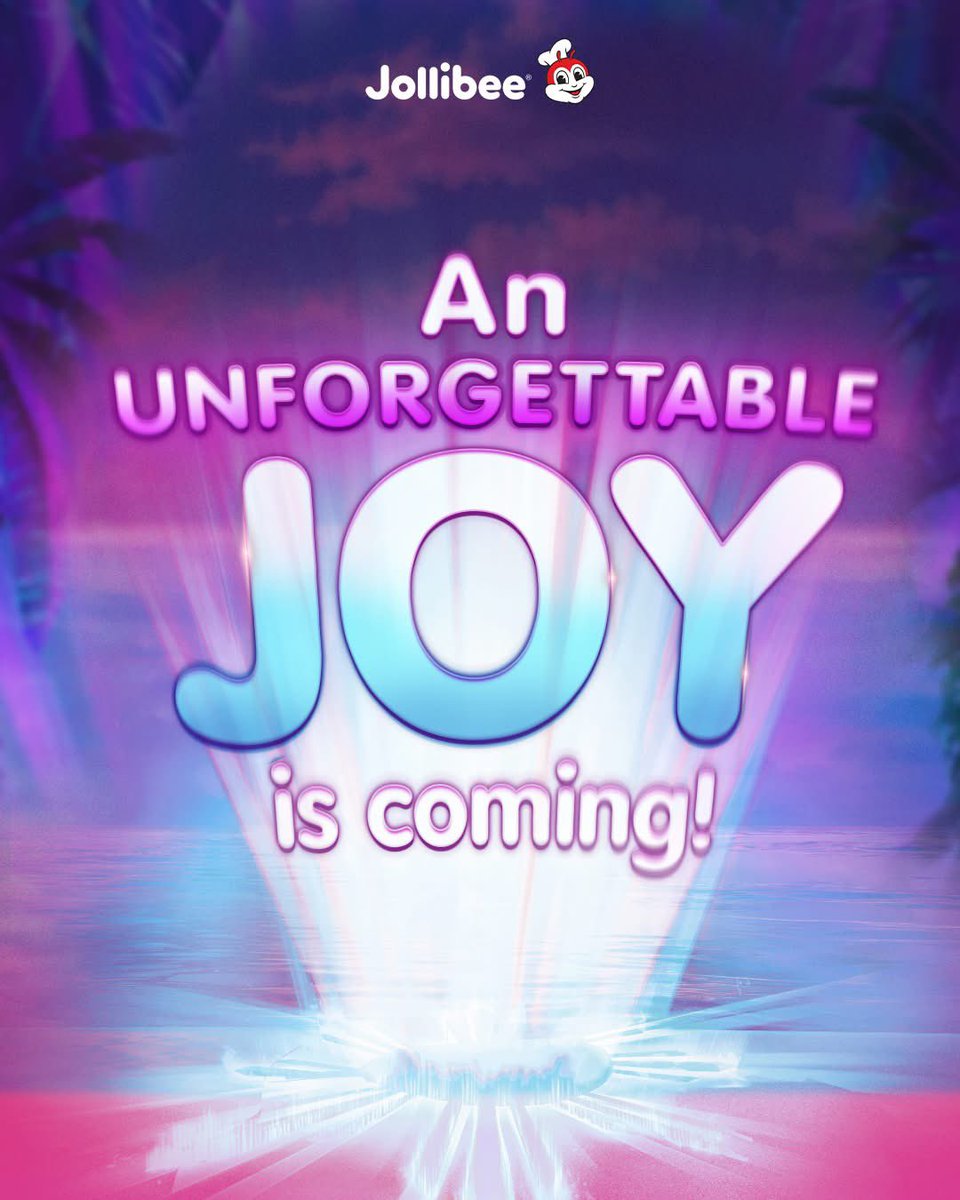 Jollibee's tweet photo. Ready for a new joyful adventure, #JolliFAM? 👀🥰💥✨ https://t.co/B1GKzHAQc5
