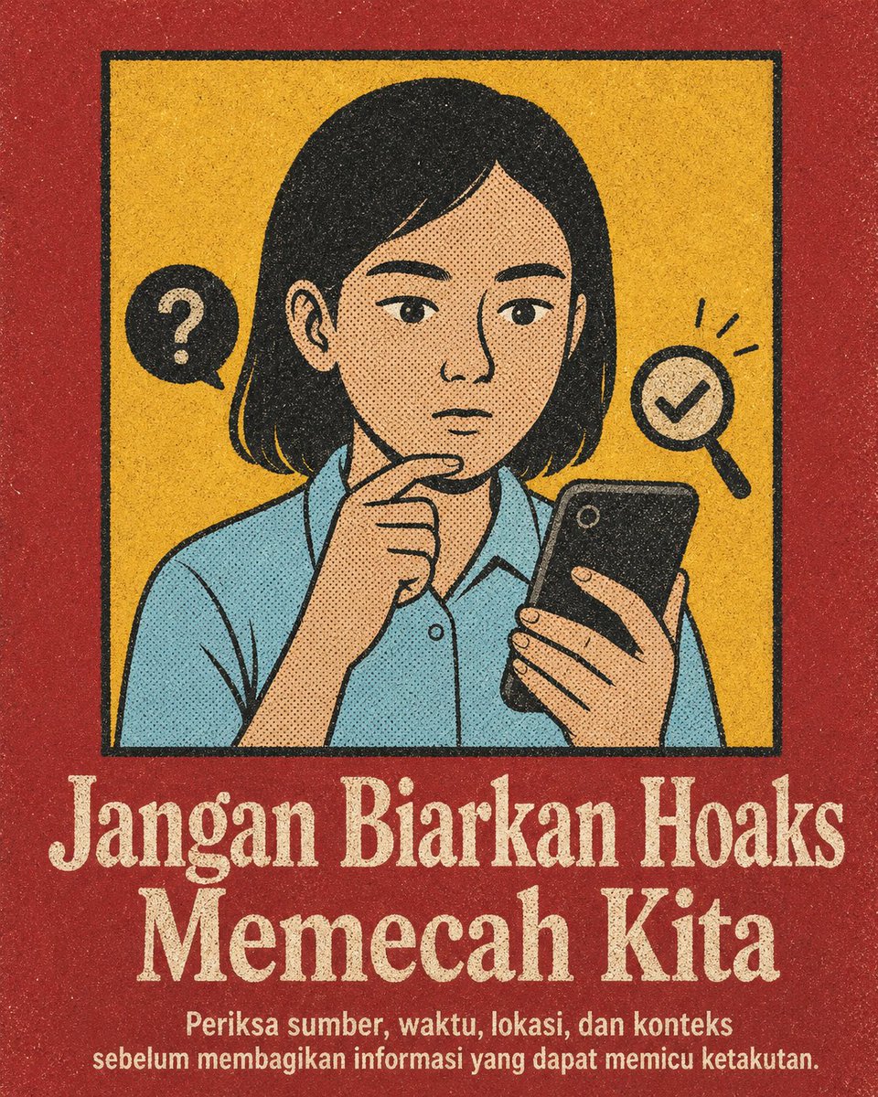 seventemn's tweet photo. perlu diketahui berita bohong hanya akan memperdalam perpecahan, padahal kita butuh saling mendengar dan memahami, bukan menghakimi. mari wujudkan Dialog Dan Keadilan pada kehidupan kita sehari-hari. #SeptemberPenuhHarapan https://t.co/0g0UJThZg9