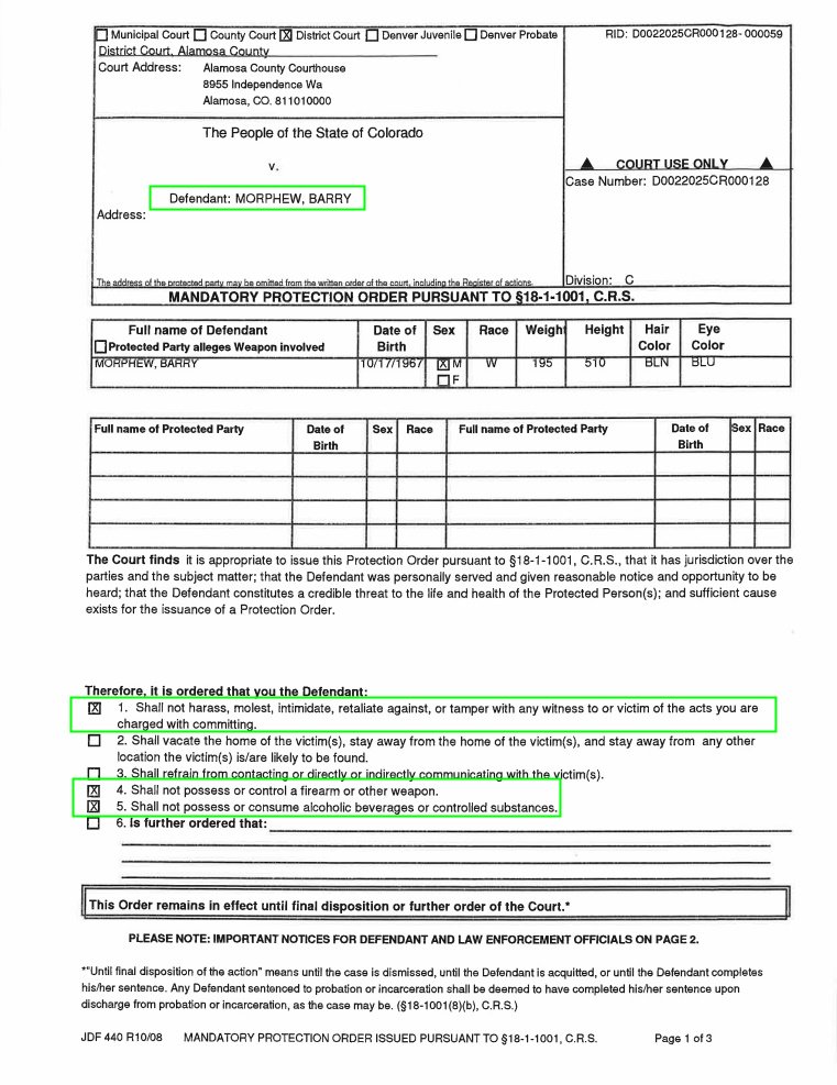 MattBlacInc's tweet photo. Where next for suspected murderer #BarryMorphew  ⁉️

 aka #LEEMOORE...........

PROTECTION ORDER

https://t.co/enduclWdFs

pages 3 https://t.co/X2v6n0ZpbD