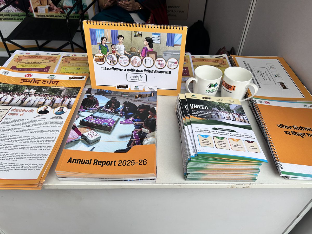 PopFoundIndia's tweet photo. We are here at the International Conference on Sustainability Education 2026, organised by @themobiusfound where we're showcasing our work on family planning and health system strengthening in UP. We’ve also got an interactive quiz! 🎯 #Umeed #FamilyPlanning #HealthSystems #ICSE https://t.co/zxzC2bumjh