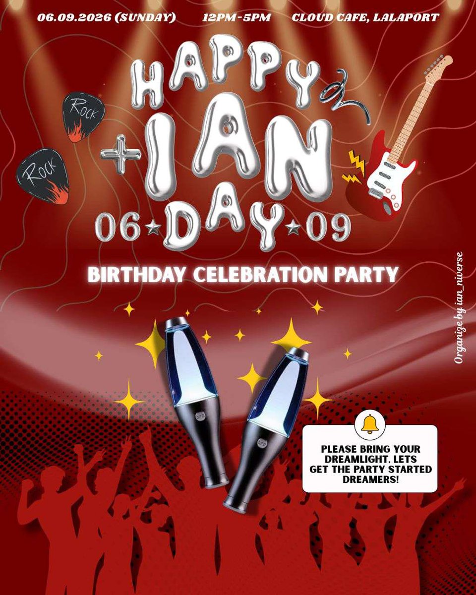 applecrowsanity's tweet photo. 🎸✨THE PARTY IS ABOUT TO START, DREAMERS!✨🎸ARE YOU EXCITED? CAUSE WE ARE SOO EXCITED🤸🏼‍♀️🥳✨

Here’s the Happy +Ian Day itinerary, specially prepared for our RSVP Dreamers!🖤❤️

Please read through the itinerary and take note of the timings so you don’t miss out on anything!🫶🏼✨ https://t.co/grb0AIrjEH