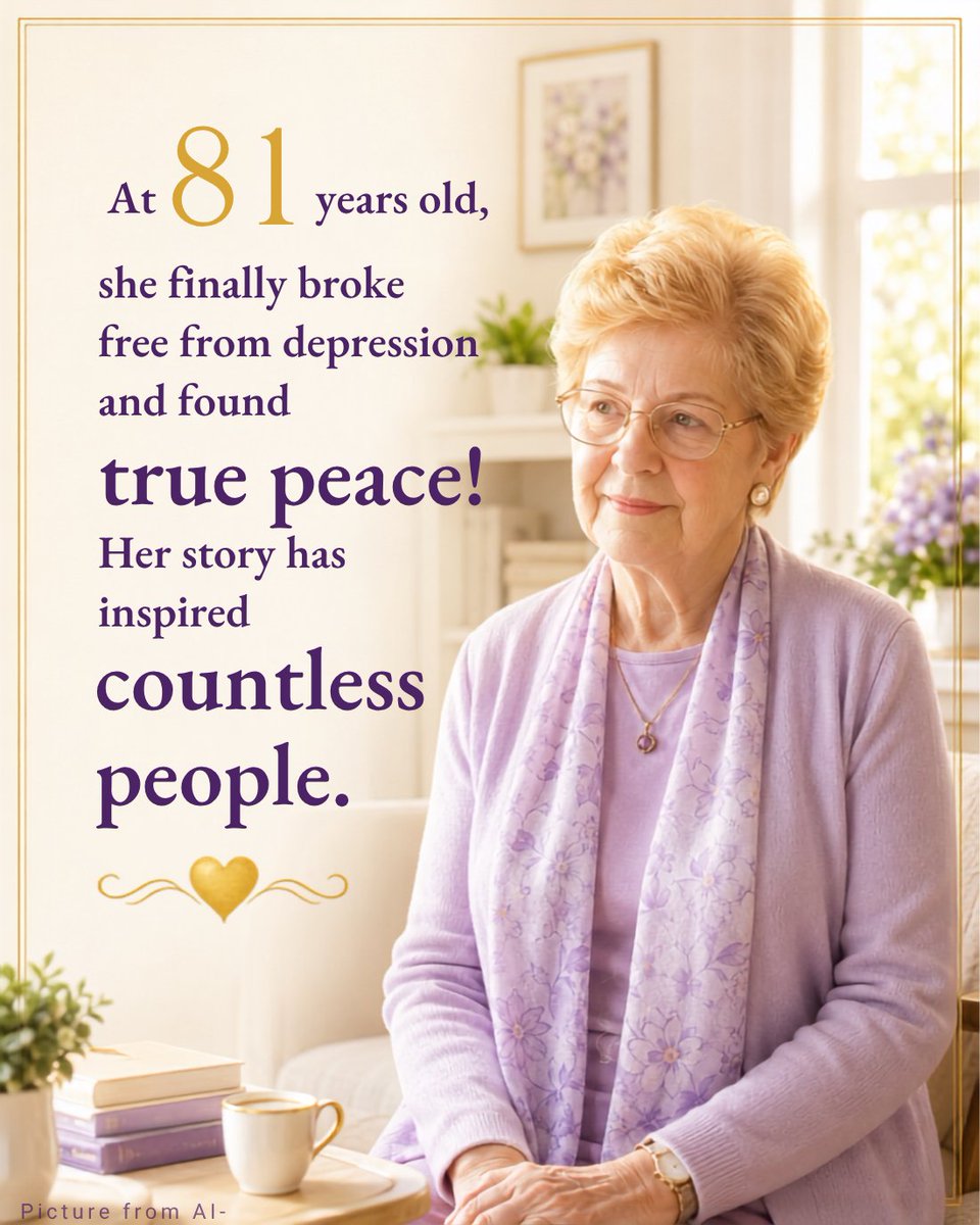 HelenMarcuav's tweet photo. 🌻 At 81, she finally walked out of depression, and the answer wasn't medicine. Watch here 🎬👉  https://t.co/me2ohmmHDq
📩 Join our Bible study group 🙌  💞☎👉WhatsApp：https://t.co/yWkG6XftZJ https://t.co/pa5fwlsRNW