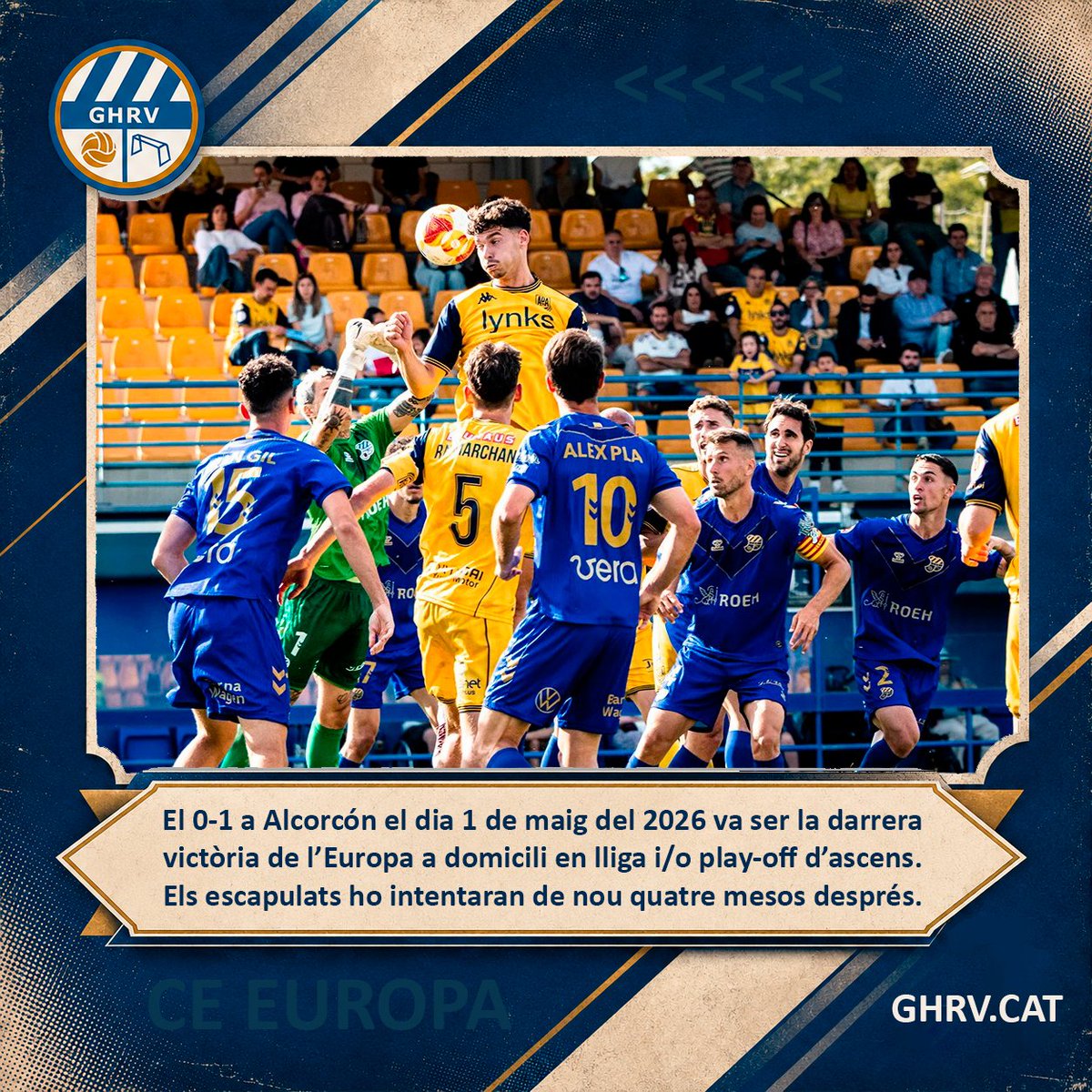 GHRamonVerges's tweet photo. Si l'Europa aconseguís guanyar en aquest primer desplaçament de la temporada 2026/2027, hauria guanyat els dos darrers partits de lliga jugats a domicili a #1aRFEF en el mateix escenari.

📷 Adrian SB Visuals

🧵 👇🏽

#futbolcat #CEEuropa https://t.co/1g984hcmLi