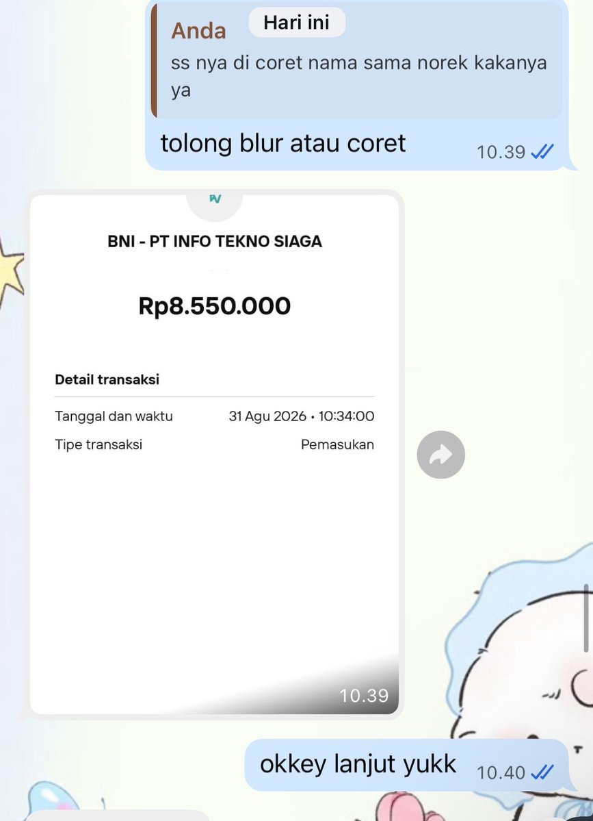 chjzoo's tweet photo. #zonauang ฅ^>⩊<^ ฅ

hi semua akun open #jokipinjol free konsul by wa, sini joki biar limitnya besar dan aman di galbay, fee akhir ya joki diaku aman dc dan sebar data

tele : https://t.co/mPUpc5gKy6 📲
#bealanja #zonajajan https://t.co/3LZRozfk9f