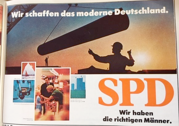 HeikeSpecht's tweet photo. Im September 1969 machte die SPD mit dem knackigen Slogan "Wir haben die  richtigen Männer" Wahlkampf. Die erfolgreiche Gesundheitsministerin Käte Strobel und all die anderen engagierten Parlamentarierinnen und weiblichen Parteimitglieder waren lieb mitgemeint. https://t.co/elLtHb96wN