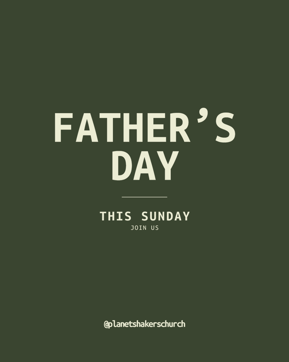 PlanetshakersCC's tweet photo. Father’s Day is this Sunday! 🤍

We can’t wait to celebrate all the dads, father figures and spiritual fathers in our church family.

Bring Dad, bring the family and join us at church this Sunday as we celebrate together.

📆 Sunday, 6 September
See you there! https://t.co/qorEPsi8DV