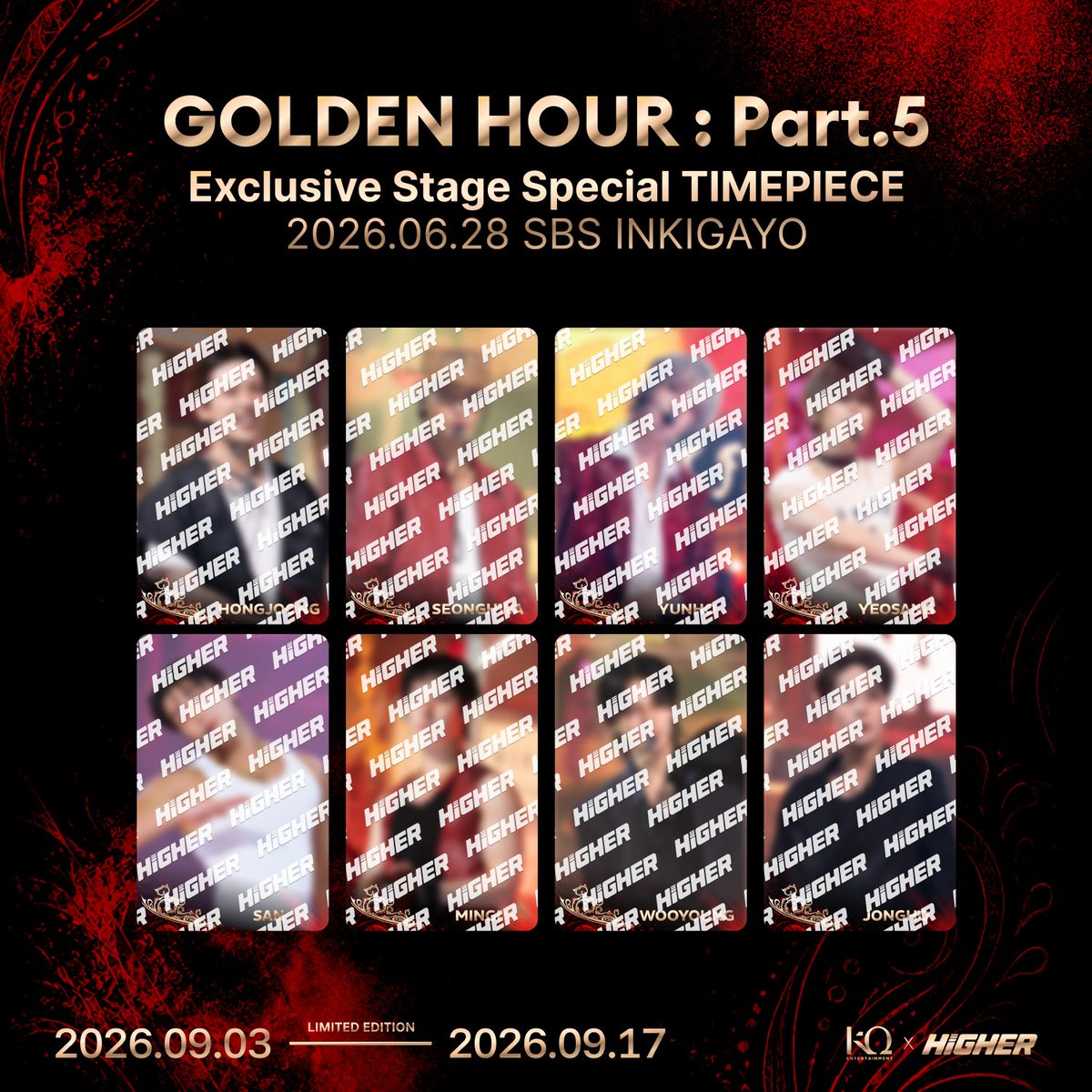 HIGHER_twt's tweet photo. 🔥 ATEEZ 'GOLDEN HOUR : Part.5'
‘BAD’ SBS 인기가요 무대 독점 TIMEPIECE OPEN!

<SBS 인기가요> 1316회에서 만난
ATEEZ ‘BAD’ 무대의 강렬한 순간을 TIMEPIECE에 담았습니다 📸

날카로운 시선부터 압도적인 퍼포먼스까지,
‘BAD’만의 에너지가 살아있는 무대를
오직 HIGHER의 TIMEPIECE로 소장해보세요 ✨

무대 위에서 더욱 빛나는 ATEEZ의 순간을
TIMEPIECE에 담아 오래도록 간직해보세요 💫

📅 09.03 ~ 09.23 | GOLDEN HOUR : Part.5 ‘BAD’ SBS 인기가요 무대 독점 TIMEPIECE
📲 타임피스 → https://t.co/fpIWdOh8im 
🛒 실�� 타임피스 단독 판매 → https://t.co/ZC9yeNV0wH 

#ATEEZ #에이티즈 #GOLDENHOUR #GOLDENHOUR_Part5 #BAD
#TIMEPIECE #타임피스 #HIGHER #하이어