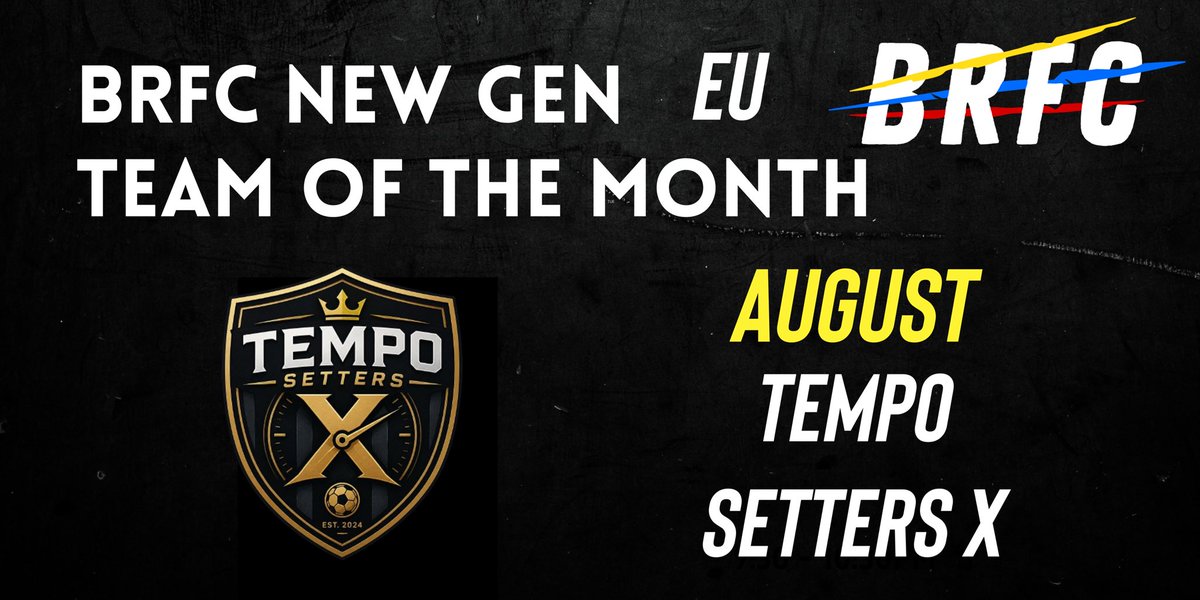 BRFCHub's tweet photo. BRFC Hub 11s Pro Club Tournaments

🎮 EU 8pm
Best Team of the Month
📅 August

🥇Tempo Settlers X

Collecting the most points over the month in our tournaments 👏🏻

#FC26
#ProClubs
#BRFCHub
#VPG

Want to join in our Pro Club Tournaments - 11s
🔗- https://t.co/hC824pueA8 https://t.co/eVKmVjx4vP
