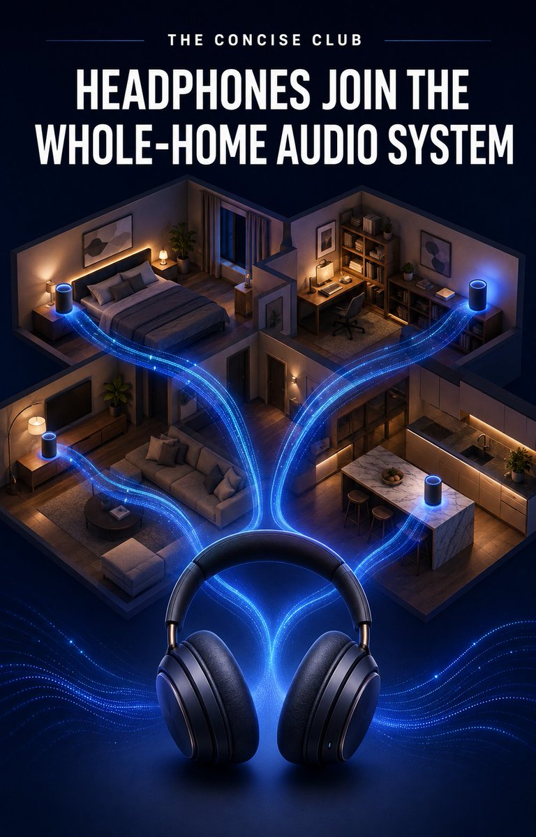 TheConciseClub's tweet photo. Sonos has unveiled Ace Ultra headphones that link directly to its home-audio system.

One press moves sound from compatible Sonos speakers to your headphones—and back again. Launch: Sept 29; linking begins in Early Access.

#AudioTech #Gadgets #Sonos https://t.co/h9otZQcuMK