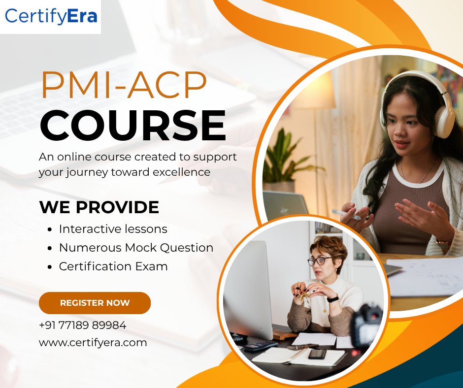 certifyera's tweet photo. 🚀 Take Your Agile Career to the Next Level with PMI-ACP® Certification!
🌐 https://t.co/iO3ZVHLvjQ
Your Agile journey can start today.
#PMIACP #PMIACPCertification #Agile #AgileCertification #AgileProjectManagement #Scrum #ProjectManagement #CertifyEra #AnitaAnkam https://t.co/QJPIZOkOT2