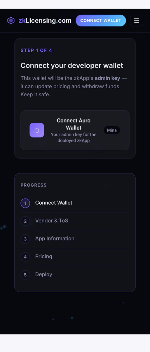zkLicensing's tweet photo. @ThPhcng1 How to sell? First integrate and test on BETA devnet with free tMINA. Then, when zkLicensing mainnet is available, promote it to Mainnet. To register, you need to fill your company and app info. Buyers do not need a company. Both mo ile and desktop works! https://t.co/qIoOXOtzJ4