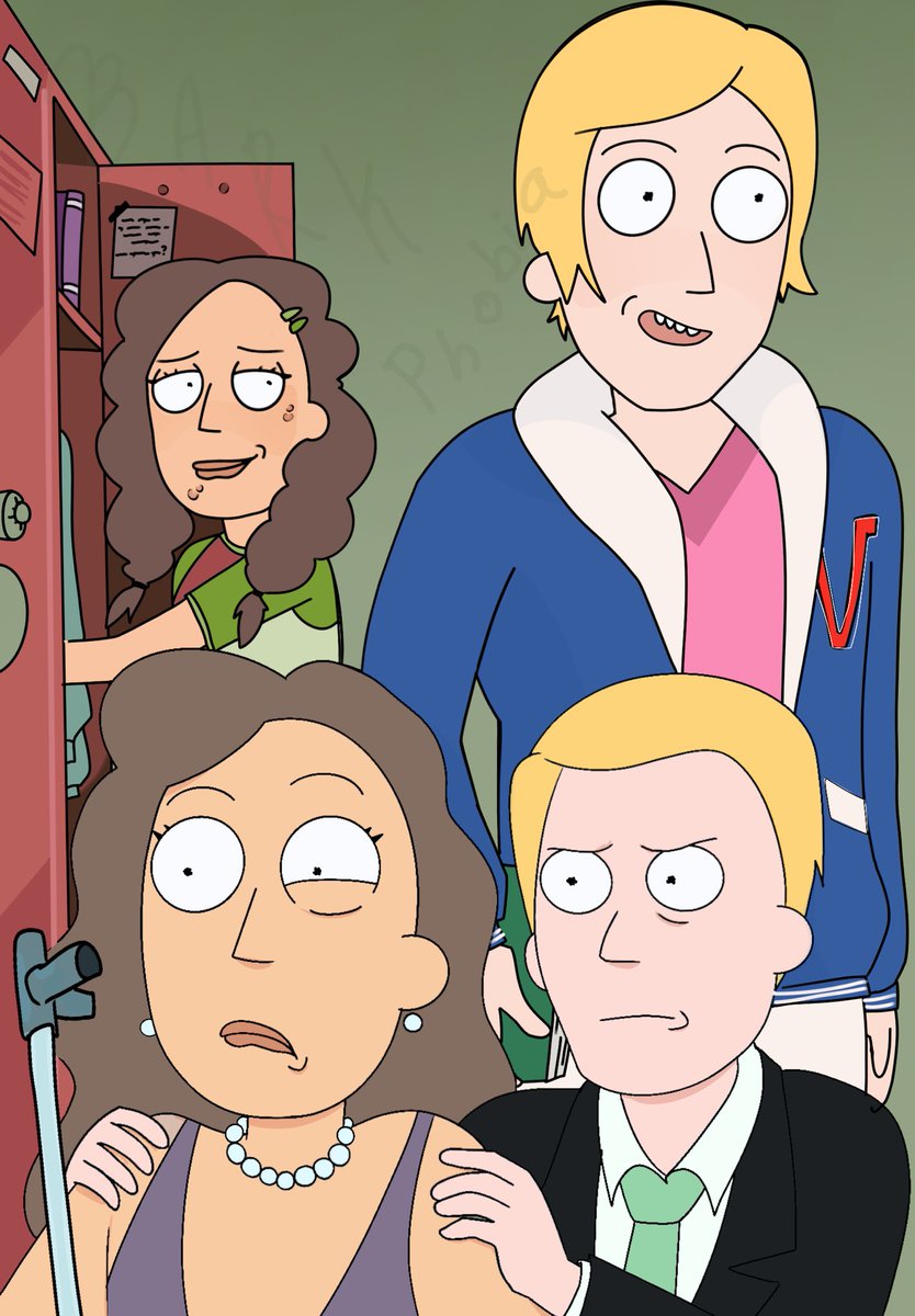 barkphobia's tweet photo. #rickandmorty #femjerry #mascbeth Seeing if I can ride this wave, fem Jerry + masc Beth. What are they called 😭 https://t.co/xOsAiEMIAE