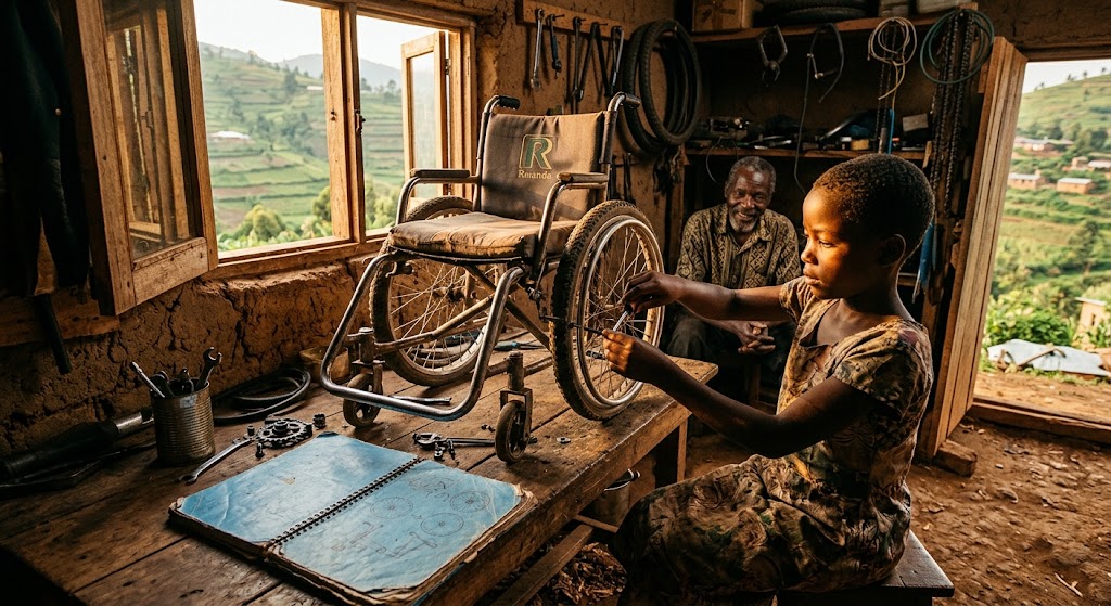 ankorinclan's tweet photo. Keza tenía 13 años y un sueño secreto: convertirse en inventora. No era algo común en el pueblo de Nyanza, en el sur de Ruanda, donde la mayoría de los niños apenas soñaban con terminar la escuela primaria. Pero Keza tenía una mente inquieta. Y tenía un cuaderno.

Era un cuaderno azul, con esquinas rotas y dibujos de engranajes hechos con lápiz. Nadie lo tomaba en serio, excepto su abuelo Nzeyimana, que cada tarde la escuchaba hablar de sus ideas imposibles.

—¿Y eso qué es? —preguntó un día mientras la veía dibujar un extraño aparato con ruedas.

—Una silla que camina. Para que la abuela no tenga que arrastrar los pies por la casa.

Nzeyimana soltó una carcajada.

—Eres una niña loca.

—Soy una niña que observa —respondió Keza—. La abuela está cansada. Y tú también, aunque nunca lo digas en voz alta.

Una mañana, Nzeyimana la sorprendió con una caja de herramientas viejas.

—No tengo oro para darte, Keza. Pero tengo tornillos, alambres y muchas historias.

—¿Puedo usarlos?

—Puedes crear el mundo con ellos si quieres —dijo, guiñándole un ojo—. Yo, a tu edad, solo soñaba con tener herramientas. Tú ya sabes para qué usarlas. Eso es más de lo que yo tuve.

Durante semanas, Keza trabajó sin descanso. Recogía piezas de chatarra, cables de radios rotos, llaves de metal que ya no abrían ninguna puerta. En la escuela, algunos se burlaban de ella.

—¿Qué haces con esos cacharros?

—Estoy construyendo el futuro.

Los niños reían. Los adultos negaban con la cabeza. Pero ella seguía.

Una tarde, su padre entró a su cuarto y encontró la cama llena de piezas metálicas.

—¿Qué es todo esto, Keza? ¿Por qué no haces cosas de niñas?

Ella lo miró fijamente.

—Porque yo no vine a este mundo a encajar. Vine a abrir puertas.

La frase quedó flotando en el aire.

Pasaron los meses. Keza presentó su invento en una pequeña feria de ciencia escolar: una silla reciclada que avanzaba con manivelas hechas de ruedas de bicicleta. Era rudimentaria, pero funcionaba.

La abuela lloró al probarla.

—¡Se mueve sola!

—No sola, abuela. Se mueve contigo.

Al día siguiente, un profesor del distrito vio el invento y quedó impresionado.

—¿Quién te ayudó con esto?

—Mi abuelo. Y mi imaginación.

Ese fue el inicio.

Un mes después, Keza fue invitada a Kigali para una competencia juvenil de innovación.

Viajó por primera vez en autobús a la capital. Sintió vértigo, miedo, emoción. Llevaba su cuaderno azul y la silla desarmada en una caja.

Durante la presentación, habló con firmeza:

—Mi invento es simple, pero tiene propósito. No quiero ganar. Quiero que más niñas sepan que también pueden crear.

El jurado quedó en silencio. Luego, aplaudieron de pie.

Keza no ganó el primer lugar. Pero sí algo más valioso: una beca para estudiar ingeniería en la capital.

Hoy, con 24 años, Keza dirige un taller que crea prótesis accesibles para personas sin recursos. Usa materiales reciclados. Enseña a niños y niñas a diseñar. En la entrada del taller hay un cartel que dice:

"Cada tornillo guarda una historia. Cada llave puede abrir un futuro."

Y en su escritorio, aún está el cuaderno azul. Con nuevos planos. Nuevos sueños. Y cada vez que una niña del pueblo llega tímida a pedirle un lugar en el taller, Keza recuerda al abuelo que un día le regaló una caja de tornillos en lugar de oro, y comprende que fue, sin saberlo, el regalo más grande de todos.