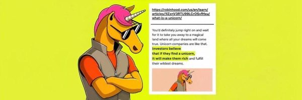 therealslimHady's tweet photo. $UNICORN – Robinhood's own unicorn lore, now on-chain.

CA: `0x022c90ed10c2172bb9b2d54838bbe5d0827c4af1`

Robinhood has been telling retail traders about unicorns for years—private companies worth over $10B. Rare. Mythical. Hard to find early.

The community turned that metaphor into a token.

My take: The narrative is clean, sticky, and costs nothing to explain. Short-term momentum is real. But this is a cultural play, not a product—and the $HOOD pairing is not a real stock. Don't mistake familiarity for exposure.

Watch for community content and holding patterns, not just the chart.

DYOR. The unicorn is the story. The story is the trade. The product is not here yet.