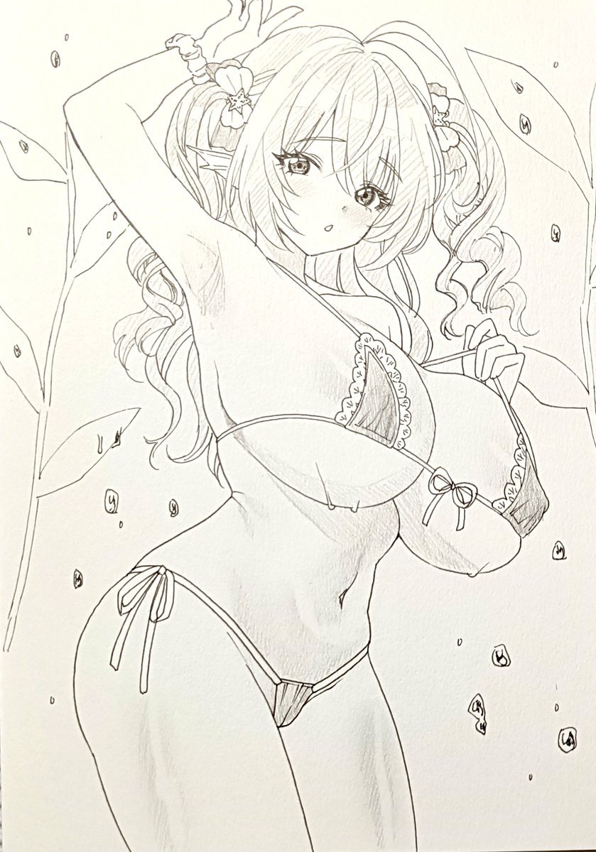 4848kelp's tweet photo. #写経っぱい #アナログイラスト #女の子イラスト https://t.co/9VdFRtmB8g
