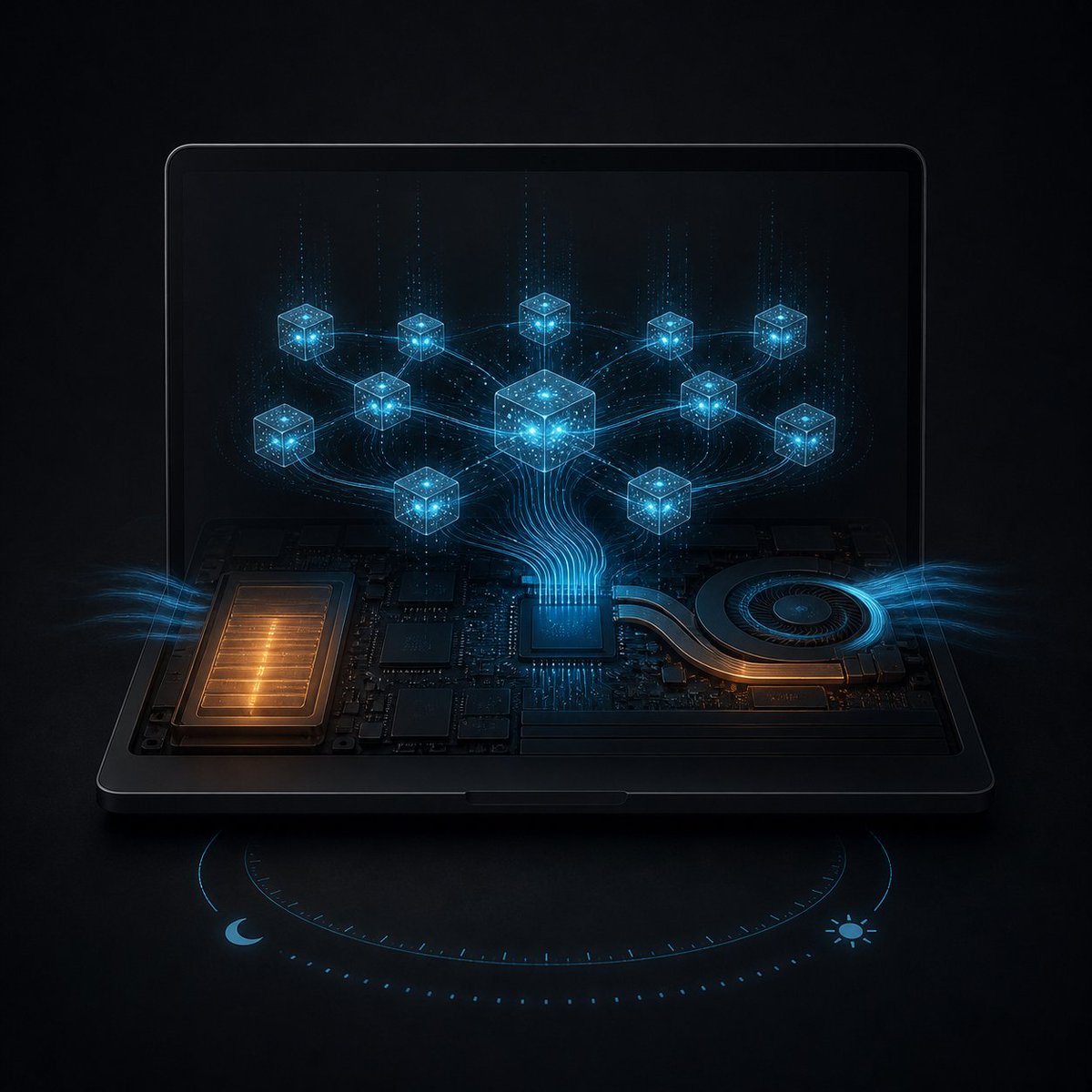 BaramMac's tweet photo. A local AI run is a sustained workload, not just a model launch. Check storage, memory pressure, power, ventilation, sleep behavior, and the job’s own progress before leaving it unattended.

Full Mac Guide: https://t.co/A49w7INmaR https://t.co/oKBR2K5ZSD