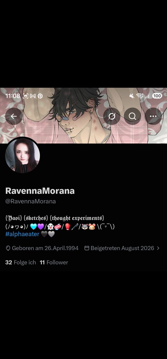RavennaMorana's tweet photo. >𝕻𝖗𝖔𝖋𝖎𝖑𝖊 / 𝖑𝖔𝖈𝖐𝖘𝖈𝖗𝖊𝖊𝖓 / 𝖑𝖆𝖘𝖙 𝖘𝖔𝖓𝖌< https://t.co/6XuwbjypmG