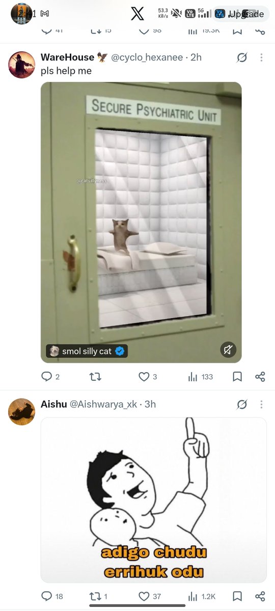 Se7en_aj's tweet photo. X Algorithm 🤣 https://t.co/r4qrMXkZOY