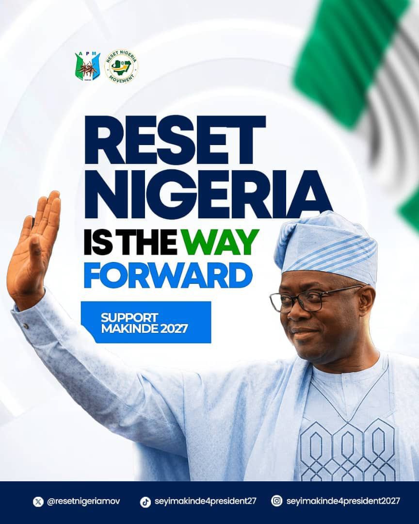 Halfhitz's tweet photo. Building the future of Nigeria starts right here. Let’s unlock the next level together. 

LOOKING BEYOND OYO, THINKING NIGERIA

#Voteseyimakinde4president
#Performanceoverrethoric
#Leadershipintegrity
#Resetnigeria2027
#Makinde2027 https://t.co/A9DIjOGpjT
