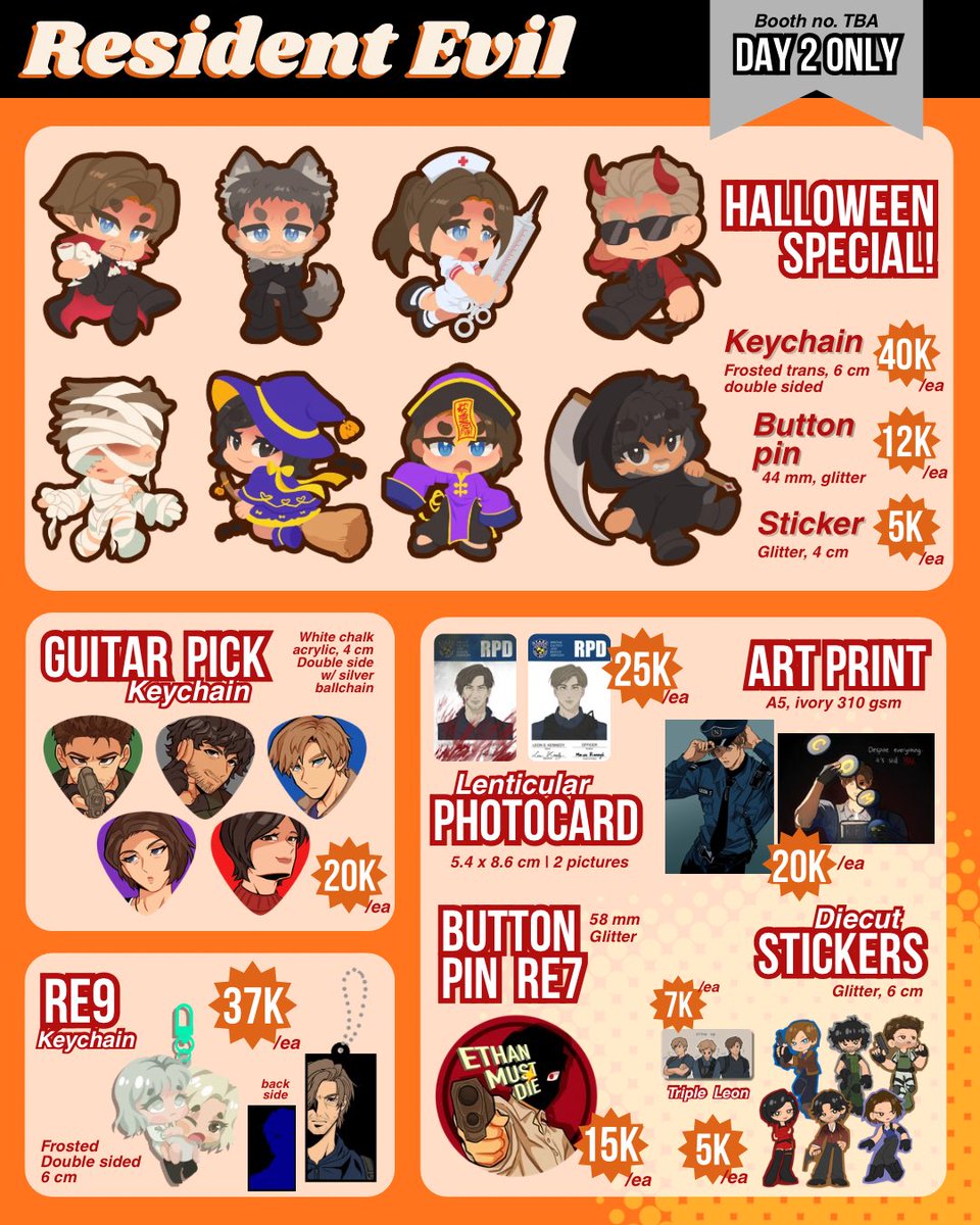 curiousredz's tweet photo. [ ❤️ &amp; 🔁 are appreciated! ]
curiousredz’s #CF23 pre-order is open!

🍒: Pick up (DAY 2 ONLY) + mail order
📆: 3 — 15 sept 2026 (pick-up)
🌱: Resident Evil, RDR, SPN, Outlast Trials, DMC, HSR, Genshin
🔗: Link &amp; more in thread

#comifuro23 #CF23catalogue (1/2) https://t.co/UPpB3PnQcn