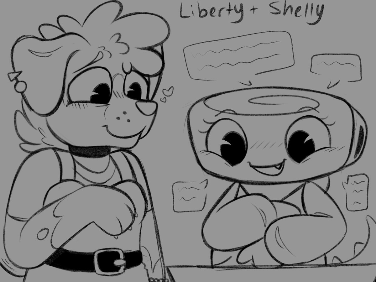 WynJustExists's tweet photo. Whoops.. Shelly × Liberty lol

Shelly loves to yaaaaap about those dinosaurs... and Liberty looooves to listen! She'd sit there all day if it meant Shelly was happy, and she loves hearing new facts all the time.

#shelly #dandysworld https://t.co/CHKyi5Lc5b