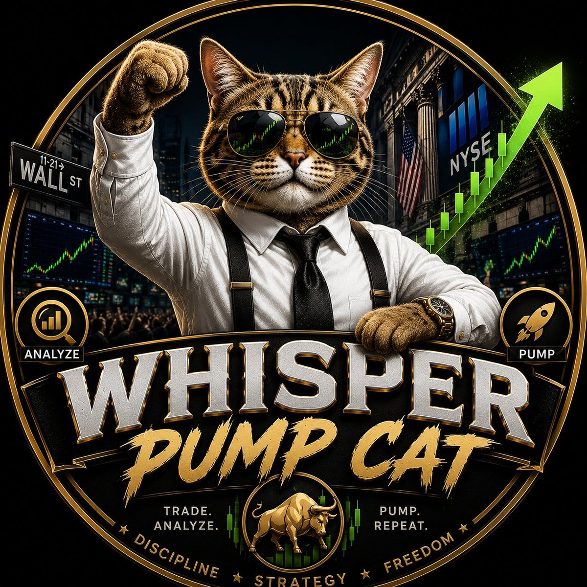 OnlyFansktv's tweet photo. 🐆 WHISPER PUMP CAT 🐆
Where Strategy Meets the Market.

The market doesn’t reward noise.
It rewards timing, discipline, and conviction. 📈

🔎 ANALYZE with precision.
⚡ MOVE with confidence.
🚀 PUMP with purpose.
🔁 REPEAT with discipline.

TRADE. ANALYZE. PUMP. REPEAT.

The next move is being written on the charts.
Stay sharp. Stay disciplined. Stay ahead. 🐾

Contract Address: HDn8kDhTKEHeYUoZA7yhLV8N17AZBHcC2E8ZEzAbpump

#WhisperPumpCat #WPC #Solana #Crypto #Memecoin