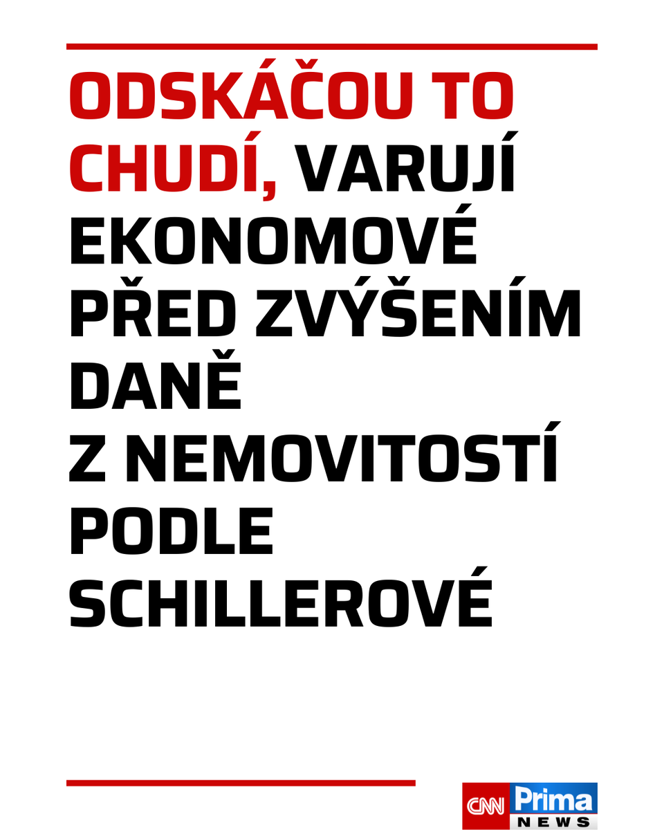 CNNPrima's tweet photo. Ministryně financí Alena Schillerová (ANO) si pohrává s myšlenkami na zvyšování daní. Úprava by se měla týkat nejen některých spotřebních daní, ale také zdanění investičních bytů. Podle ekonomů oslovených CNN Prima NEWS by zavedení a nastavení daně bylo velmi jednoduché. Přesto by se reforma, jak tvrdí, negativně odrazila hlavně na nájemnících, na které by majitelé přenesli náklady. Zvyšování daní z nemovitých věcí navíc nemusí být v ANO průchozí, protože domy a byty většinou drží lidé v důchodovém či předdůchodovém věku. A na tuto věkovou skupinu hnutí Andreje Babiše sází. Více ZDE: https://t.co/pQe14wsDdB