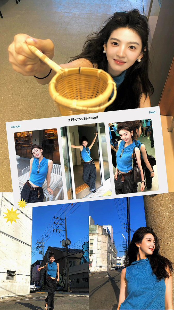 Rzuonan's tweet photo. ︎︎ ︎ ︎︎︎ ︎
Swapping between my favorite dark fits and bright pops of blue, because why stick to just one mood when you can be a little bit of both? ‧₊˚ ☁️ ⋅ Still, the exact same 𝗵𝗮𝗽𝗽𝘆 𝗺𝗲 soaking up all the sweetest moments! 💙
︎︎ ︎ ︎︎︎ ︎ https://t.co/GNZSgCEwUi