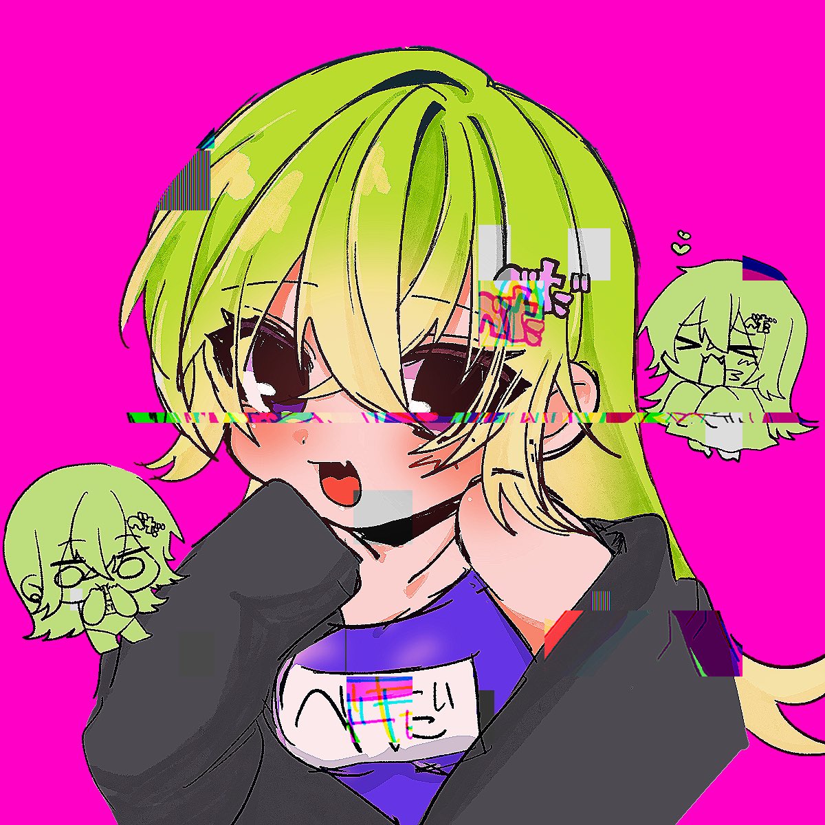 L93aXx's tweet photo. #ヤニべだーと 
配信で言ってた絵です💕お顔描き込んでたら遅くなっちゃった😭💦 https://t.co/rFnODOpsRV
