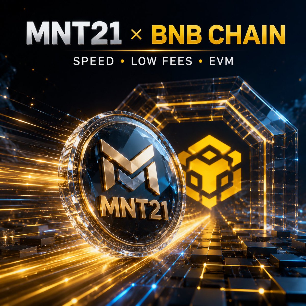 FitchFlint's tweet photo. ⚡ Why did MNT21 choose BNB Chain?

• ~0.45-second block time
• Typical fees around $0.005 or less
• Full EVM compatibility
• Established Web3 and DeFi infrastructure
• Transparent on-chain transactions

BNB Chain provides MNT21 https://t.co/JZ8sCQ2t1J