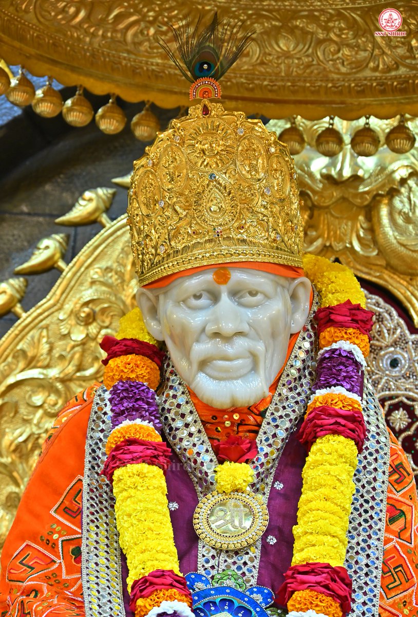 SSSTShirdi's tweet photo. *!! ॐ साई राम !!*
*श्री साईबाबा संस्थान विश्वस्त व्यवस्था,शिर्डी*
*!! ॐ Sai Ram !!*
*Shri Saibaba Sansthan Trust, Shirdi*
≈≈≈≈≈≈≈≈≈≈≈≈≈≈≈≈≈ 
*आरती :- माध्यान्ह आरती*
*गुरुवार ०३ सप्टेंबर २०२६*  
*Aarti :-  Madhyan Aarti*
*Thursday 03 September 2026* https://t.co/Oyo6jXkVPa