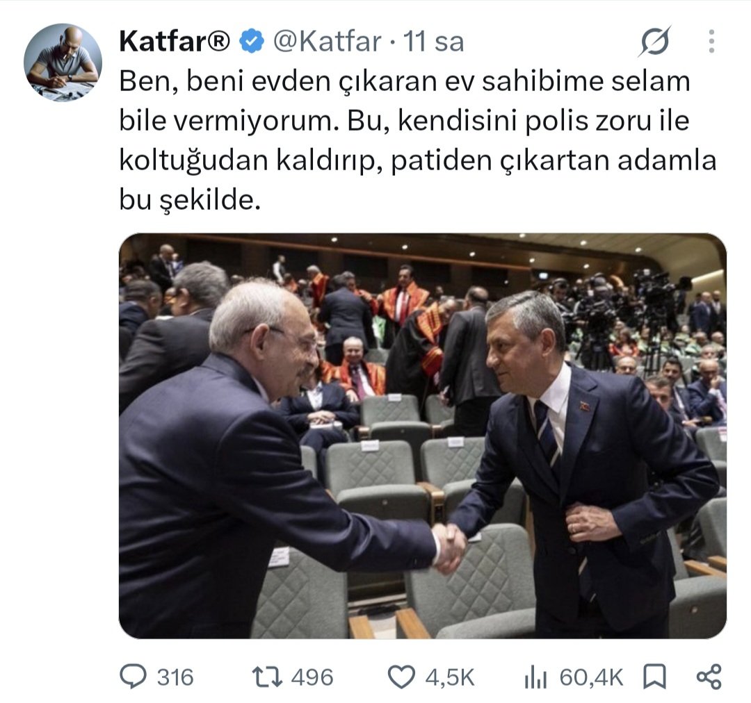 Katfar's tweet photo. @ajansmuhbir1923 İşte buna
"Ya olduğun gibi görün ya da göründüğün gibi ol" diyorlar. https://t.co/SNFlawhtaA