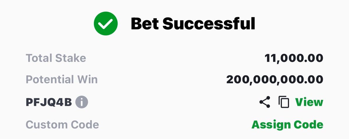 sportxanalytics's tweet photo. Acca Longshot 📌 

League + UCL⚽️

40/40 🎯 

14k odds 💥 

PFJQ4B 

Edits on telegram 👇

https://t.co/6hoZh05PV4 https://t.co/bwz52eVN86